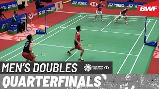 YONEX SUNRISE India Open 2023 | Liang/Wang (CHN) vs. Gideon/Sukamuljo (INA) [8] | QF