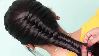 Quick & Easy Hairstyles with FRENCH BRAID || Step By Step For Beginners || Hair style girl