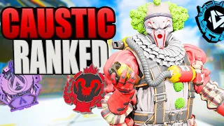 Apex Legends - High Skill Caustic Ranked Gameplay | No Commentary