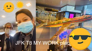 Jfk International Airport Terminal 8  tour / I Love My Work Place