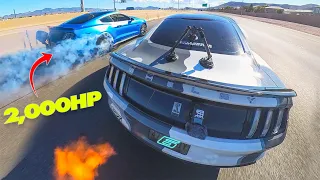 Racing the FASTEST Cars in Vegas!!