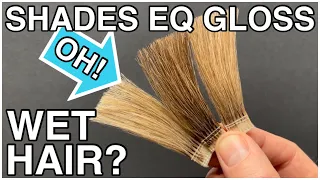 Are you applying Shades EQ Gloss to WET HAIR?! Get the BEST results from this iconic hair color...