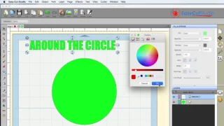 EasyCut Studio Text In Circle