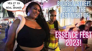BOURBON STREET On The LAST NIGHT of ESSENCE FEST 2023 Weekend! IT WAS THAT FIRE! 🔥🔥🔥♥♥♥