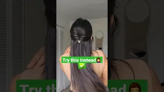 Small Hair Claw Hairstyle Hack you need to try/ Don't miss this💁‍♀️🤌 #shortsviral  #clutcherhairstye