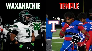 3RD YEAR IN A ROW MEETING IN THE PLAYOFFS 🔥🔥 Waxahachie vs Temple | Texas High School Football
