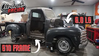 Tyler's 1950 Chevy 3100 LS 6.0 Swap and S10 Frame Swap!