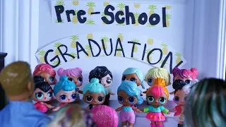 LOL SURPRISE DOLLS Graduation Rehearsal, Moving Announcement & Graduation Day!