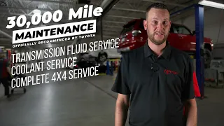30K Mile Recommended Toyota Service