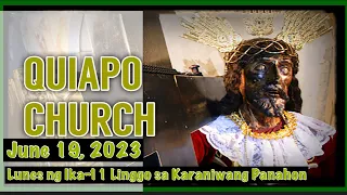Quiapo Church Live Mass Today June 19, 2023