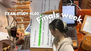 Productive Study vlog : cramming for finals ; (Finals week) Note taking ; How I study on my ipad 💻