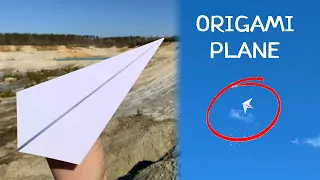 How to make a paper airplane [Paper craft. Origami]