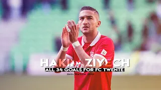 Hakim Ziyech | The Wizard | All 34 Goals for FC Twente (2014-2017)