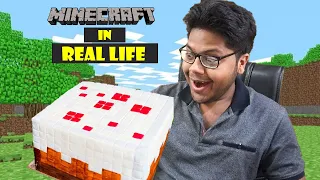Minecraft, but I do Everything in REAL LIFE | Ayush More
