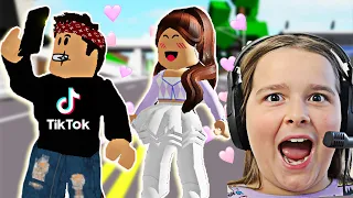 A TIKTOKER HAS A CRUSH ON ME!! **BROOKHAVEN ROLEPLAY** | JKREW GAMING