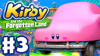 Kirby and the Forgotten Land - Gameplay Walkthrough Part 3 - Wondaria Remains 100% (Nintendo Switch)