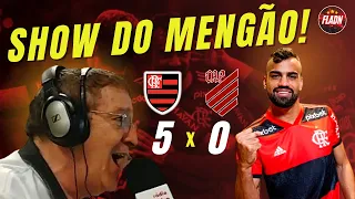 SHOW DO MENGÃO! FLAMENGO 5 X 0 ATHLETICO PR - BRASILEIRÃO 2022