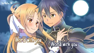 Nightcore - A Whole New World - (Mena Masoud, Naomi Scott) - (Switching Vocals) - (Lyrics)