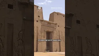 Temple of Horus in 1 minute / WORLD SCAN PROJECT #shorts #egypt #edfu