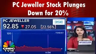 PC Jeweller Stock Plunges Down for 20% | CNBC TV18