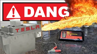 Tesla Battery: Kitchen Explosion