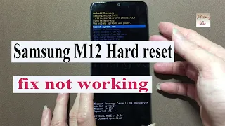 Samsung Galaxy M12 Hard reset fix not working when forgot pin code - gsm hung vu.