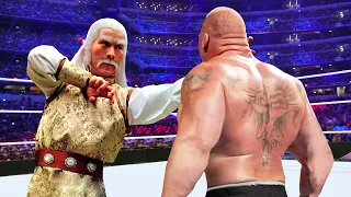 FULL SEGMENT - WWE 2k23 Brock Lesnar vs Master Wu Wei