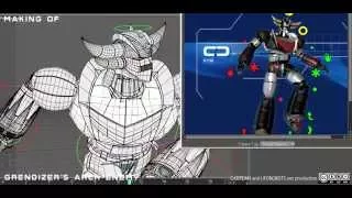 Grendizer Arch Enemy MAKING 2 animation