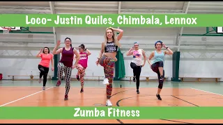 Loco - Justin Quiles, Chimbala, Lennox ZUMBA Fitness #choreo #zumba #loco #chimbala