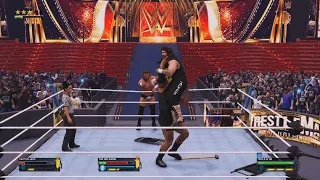 Triple H vs. The Rock vs. Cactus Jack vs. Big Show - Elimination