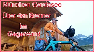 Im Gegenwind über den Brenner.