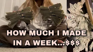 How Much I Made in a Week | Stripper Money Count