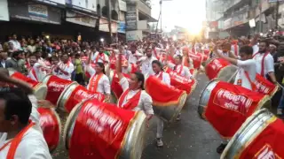 Vighnaharan Dhol Pathak, Nashik - Nashikcha raja Visarjan 2016