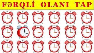 Fərqli olanı tap 4 I Diqqətini yoxla I Fərqi tap oyunu