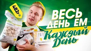 Весь день ем продукты КАЖДЫЙ ДЕНЬ / Бомж Обед из АШАНА