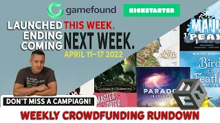 Board Game Crowdfunding Rundown: Everything on Kickstarter and Gamefound Week Ending April 17th 2022