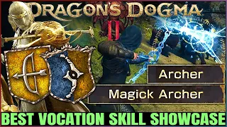 Dragon's Dogma 2 - New Magick Archer & Archer Vocation Gameplay - ALL Skills & Guide - Best Class!