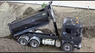 Tipper RC Truck Scania R620 Dark Diamond