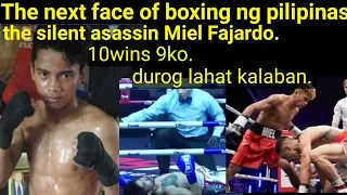 The next face of boxing ng pilipinas,the silent asassin Miel Fajardo. durog lahat kalaban.
