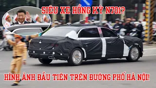 First image of President Xi Jinping's two "Supercars" on the streets of Hanoi?