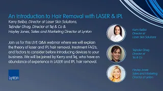 Lynton Lasers Free Webinar: Introduction to Hair Removal with LASER & IPL