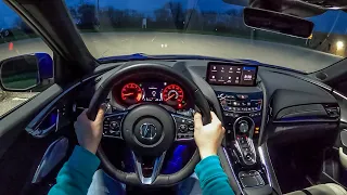 2022 Acura RDX A-Spec - POV Night Drive (Binaural Audio)