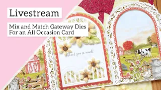 Mix and Match Gateway Dies for an All Occasion Card