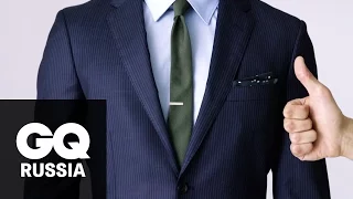 Как правильно носить зажим для галстука