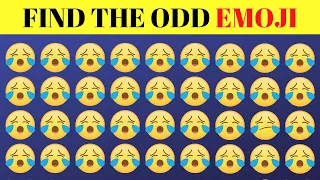 HOW GOOD ARE YOUR EYES #13 | Find The Odd Emoji Out | Emoji Puzzle Quiz