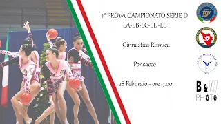 1° Prova Campionato Serie D LA-LB-LC-LD-LE