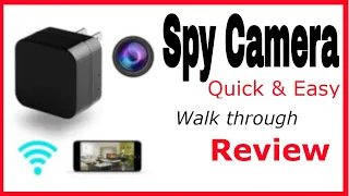 A8 Wifi Mini Camera Phone charger- Spy Cam- Review-Unboxing-How Too