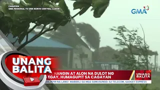 Malakas na hangin at alon na dulot ng Bagyong Egay, humagupit sa Cagayan | UB