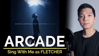 Arcade (Male Part Only - Karaoke) - Duncan Laurence ft. FLETCHER