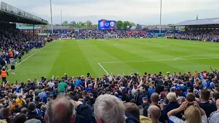 Stockport County Vs Halifax Town Pitch Invasion 15/05/2022